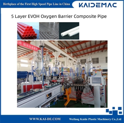 Sistema de controlo PLC da linha de produção de tubos de barreira de oxigénio de 5 camadas EVOH 60m/min