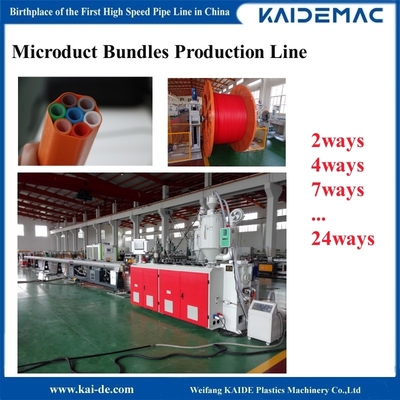 Linha de produção de feixes de micro-produtos de HDPE de alta velocidade 2 vias 4 vias até 24 vias