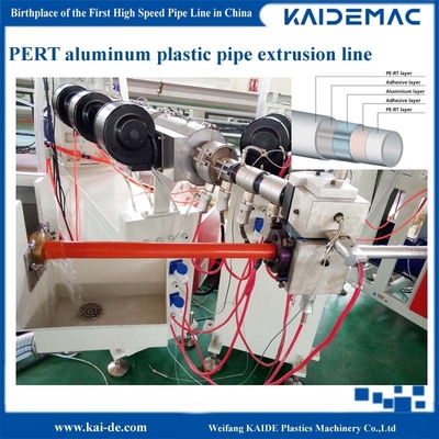 Máquina de soldadura sobreposta de plásticos / Linha de fabricação de tubos Pert-Al-Pert