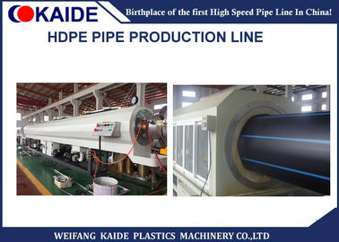 Máquina da fabricação da tubulação do HDPE do tubo da água com sistema de controlo do PLC de Siemens