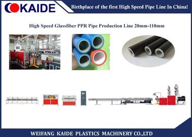 tubulação de 20mm-63mm PPR GF PPR que faz a linha de produção da máquina/tubulação dos plásticos PPR