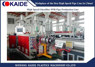 Faça à máquina para fazer três linha de produção camadas da tubulação do ppr da fibra de vidro do ppr/tubulação dos plásticos PPR