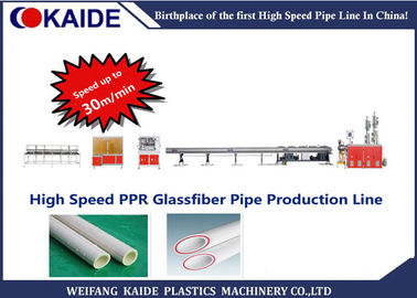 Linha velocidade 40m/Min For Pipe Size da produção da tubulação da costa dobro PPR 20-32mm