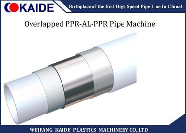 Linha de produção máquina da tubulação de PPR-AL-PPR de soldadura da tubulação do tamanho PPR de 30mx4mx2.5m