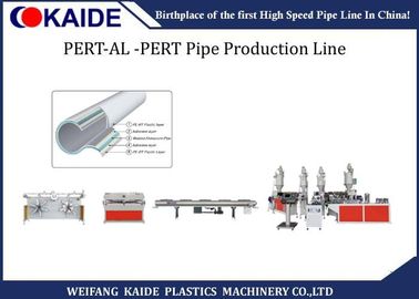 Sobrepõe a linha de produção plástica da tubulação do AL PEX da máquina da extrusão da tubulação da soldadura/PEX