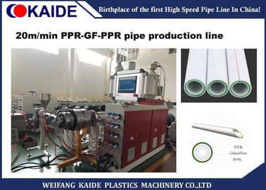 A fibra de vidro reforçou a linha de produção 20m/Min da tubulação de PPR com a anti força compressiva alta