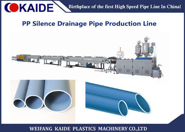 50-200mm PP fazem isolamento sonoro a extrusora KAIDE da tubulação da drenagem da máquina da produção da tubulação da drenagem/PP
