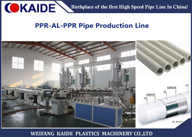 Tubulação de alumínio da linha de produção da tubulação do AL PPR de KAIDE PPR/PPR que faz a máquina
