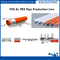 Linha de produção de tubos compostos PEX-AL-PEX / PERT-AL-PERT 16 - 63 mm de diâmetro
